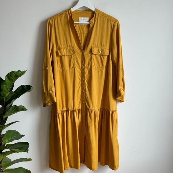 Part Two CECILYPW DRESS Size M Golden Spice Relaxed Fit - Picture 4 of 16